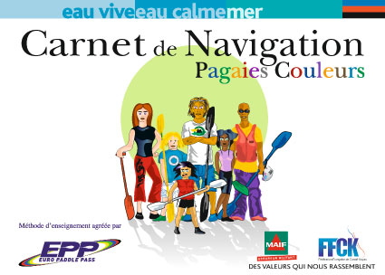 Carnet de navigation Pagaies Couleurs