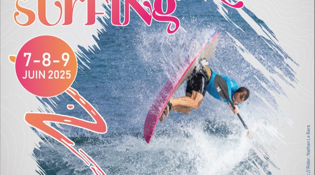Affiche coupe de France Waveski Lacanau 2025